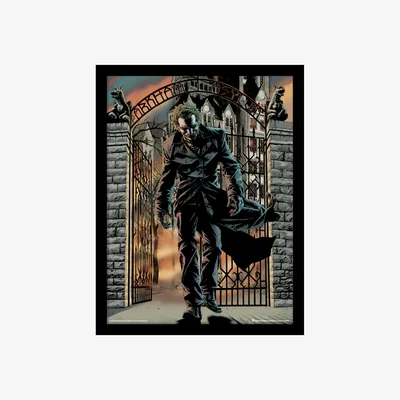 The Range Batman The Joker Released Framed Print