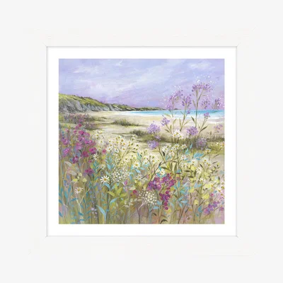The Range Ruth Parker Beach Walking Framed Art