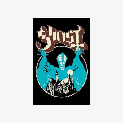 The Range Ghost Opus Eponymous Textile Poster - Black/Blue