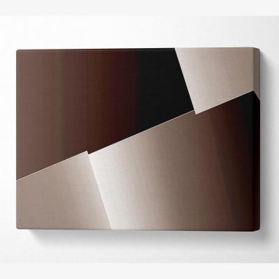 The Range Square On Square Canvas Print Wall Art - Yellow / 66.04cm