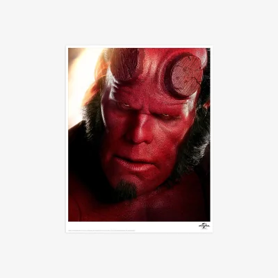 The Range Hellboy Limited Edition Art Print - Multi