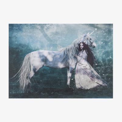 The Range Enchanted Unicorn Fibre Optic Canvas