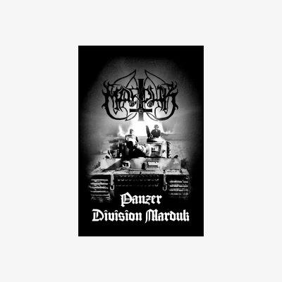The Range Marduk Panzer Division Textile Poster - Black/White
