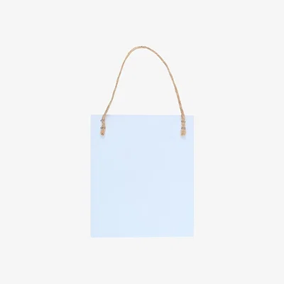 The Range Happy Place House Hanging Sign - White