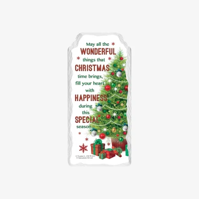 The Range Tree and Gifts Design Christmas Hanging Plaque - Multi