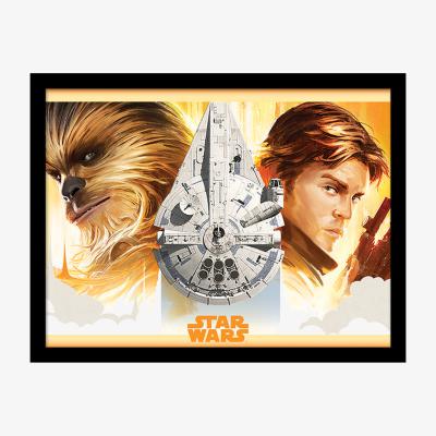 The Range Solo A Star Wars Story (Falcon Legacy) Framed Print