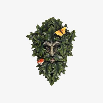 The Range Green Man of The Woods Wall Plaque - Green