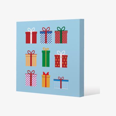 The Range Gift Boxes Gallery Canvas - Blue / 77cm