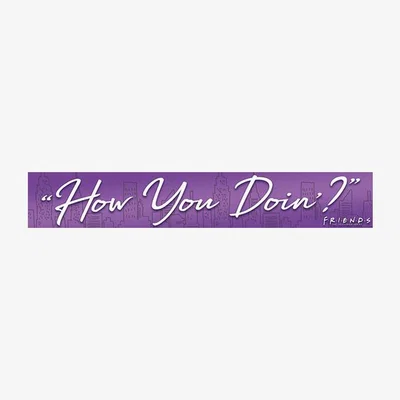 The Range Friends (How You Doin) Wooden Sign