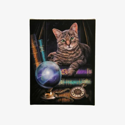 The Range Lisa Parker Fortune Teller Canvas Plaque 19x25cm - High Quality Art Print - Blue