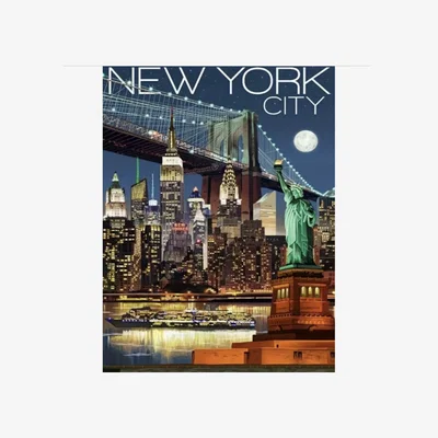 The Range New York City Skyline Diamond Painting - Multi