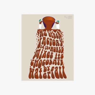 The Range Willy Wonka and the Chocolate Factory Limited Edition Art Print - Multi