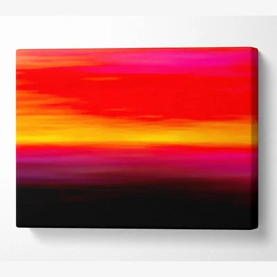 The Range In The Centre Of Time Canvas Print Wall Art - Yellow / 66.04cm