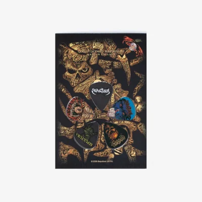 The Range Sepultura Discography Plectrum (Pack of 5) - Black/Multicoloured