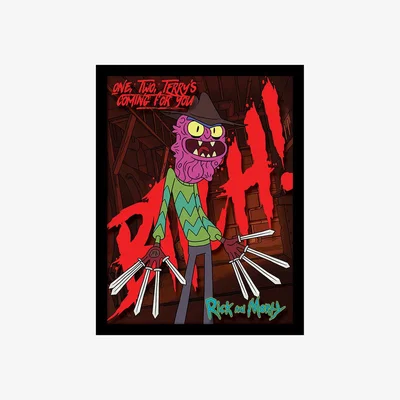 The Range Rick and Morty (Scary Terry) Framed Print
