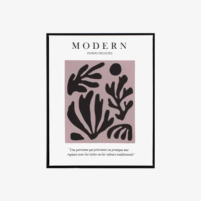 The Range Matisse Inspired Framed Art - Neutral