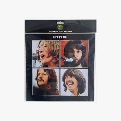 The Range The Beatles Let It Be Steel Sign - Multicoloured
