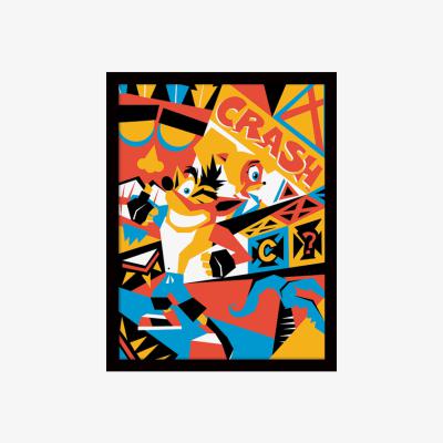 The Range Crash Bandicoot (Posterized) Framed Print