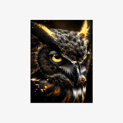 The Range Owl Metal Wall Art - Silver / 250g