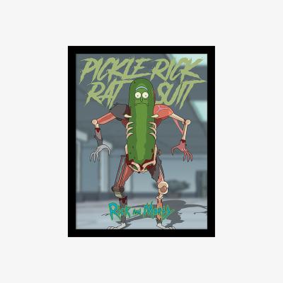 The Range Rick and Morty (Pickle Rick) Framed Print
