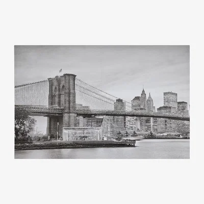 The Range Glitter City Scene Canvas