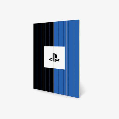The Range PlayStation Portrait (Pinstripe Central Block) Wall Art - Colourful