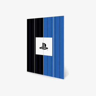 The Range PlayStation Portrait (Pinstripe Central Block) Wall Art - Colourful