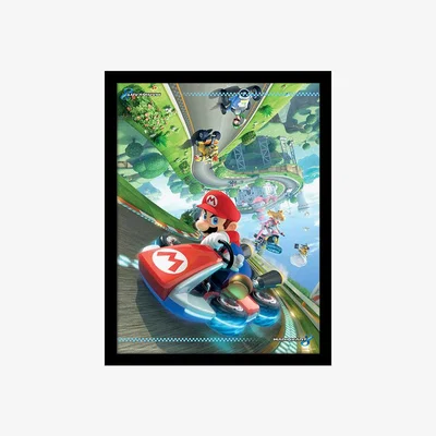 The Range Mario Kart 8 (Flip) Framed Print
