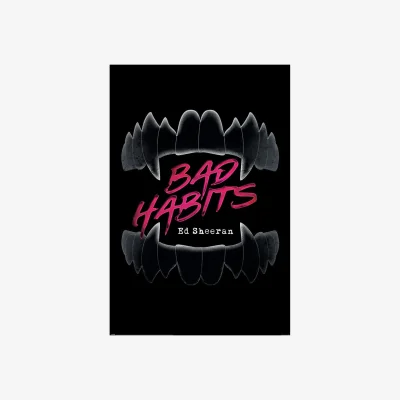 The Range Ed Sheeran Bad Habits Vampire Poster - Black