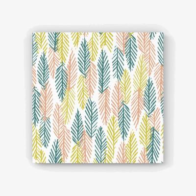 The Range Scandinavian Style Foliage Canvas Print - Green / 40.6cm