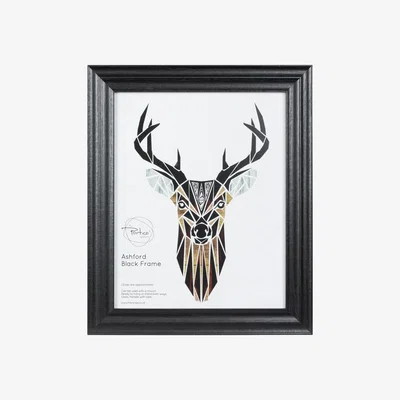 The Range Ashford Black Frame - Black / 8x6in
