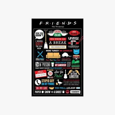 The Range Friends Infographic Poster - Multicoloured