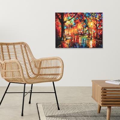 The Range Nocturne Art Canvas - Red / 40cm / 60cm