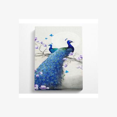 The Range Butterfly Peacock Canvas Print - Black / 50.8cm