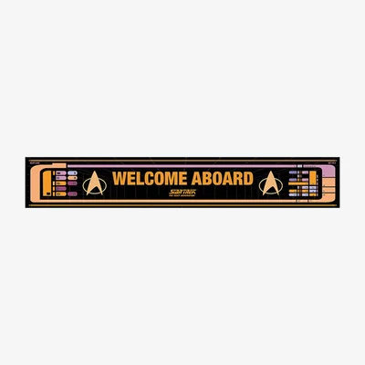 The Range Star Trek (Welcome Aboard) Wooden Sign