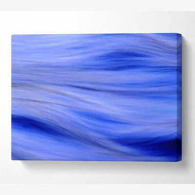 The Range Water Surface Ripple Canvas Print Wall Art - Yellow / 81.28cm