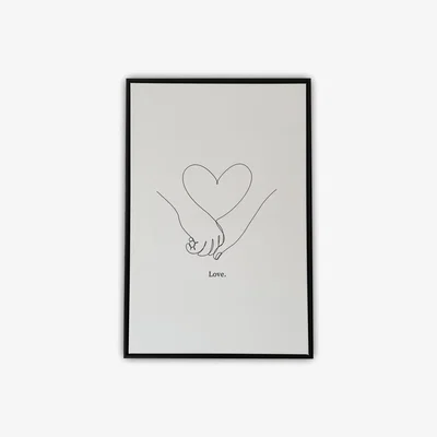 The Range Love Entwined Hands Canvas