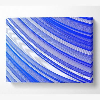 The Range Ice Waves Canvas Print Wall Art - Yellow / 66.04cm