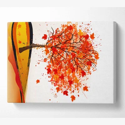 The Range Autumn Orange Tree - 66cm
