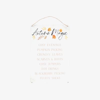 The Range Autumn Magic Hanging Sign - Muticolour