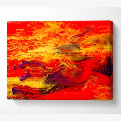 The Range The Dragon Of The Sky Canvas Print Wall Art - Yellow / 101.6cm