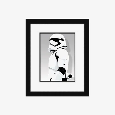 The Range Star Wars Episode VII (Stormtrooper Shadow) Framed Print