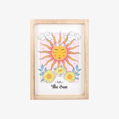 The Range Radiant Sun Framed Wall Art Print For Cheerful Spaces - Multicolor