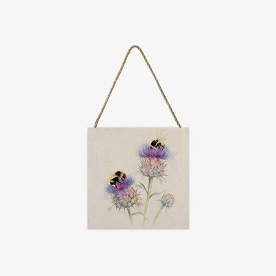 The Range Jane Bannon (Busy Bees) Wooden Block - White