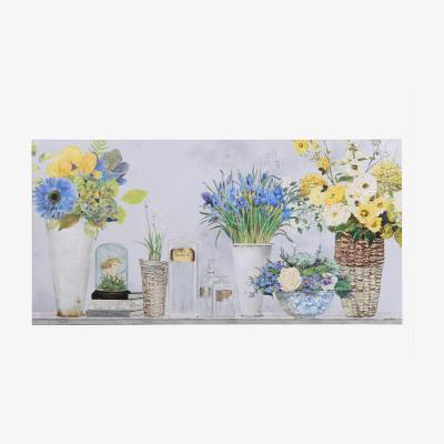 The Range Kathryn White Spring Flowers Canvas