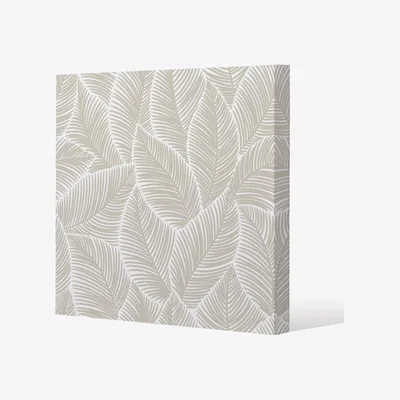The Range beige leaves Canvas Print - Brown / 101cm