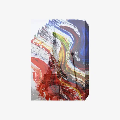 The Range Paris in Paint by 17 Stories Graphic Art on Canvas - Red / 152cm