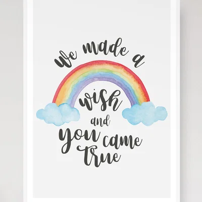 The Range We Made a Wish Print