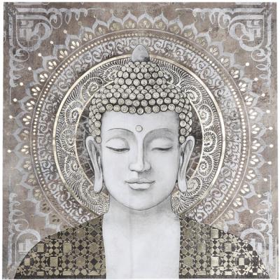 The Range Mandala Buddha Foiled Canvas