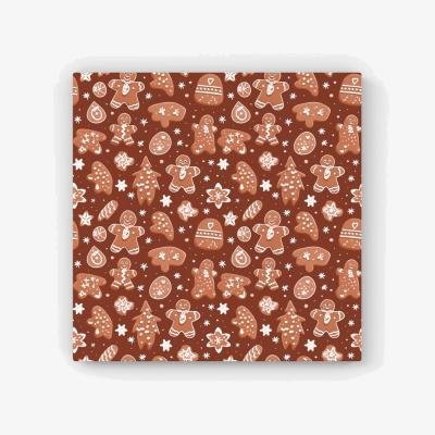 The Range Gingerbread Cookies HD Metal Print - Brown / 30cm